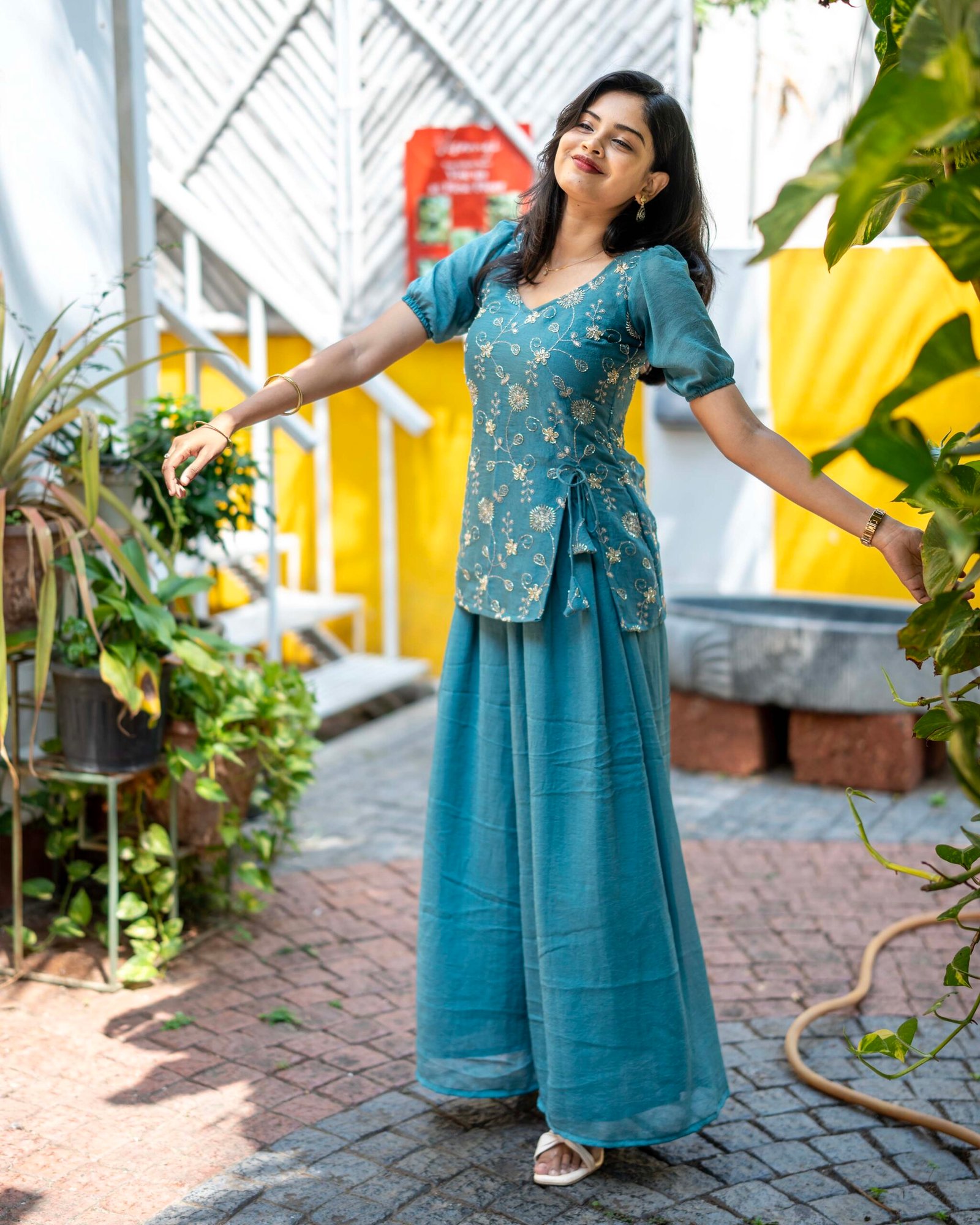 Nila blue co ord set - Image 3